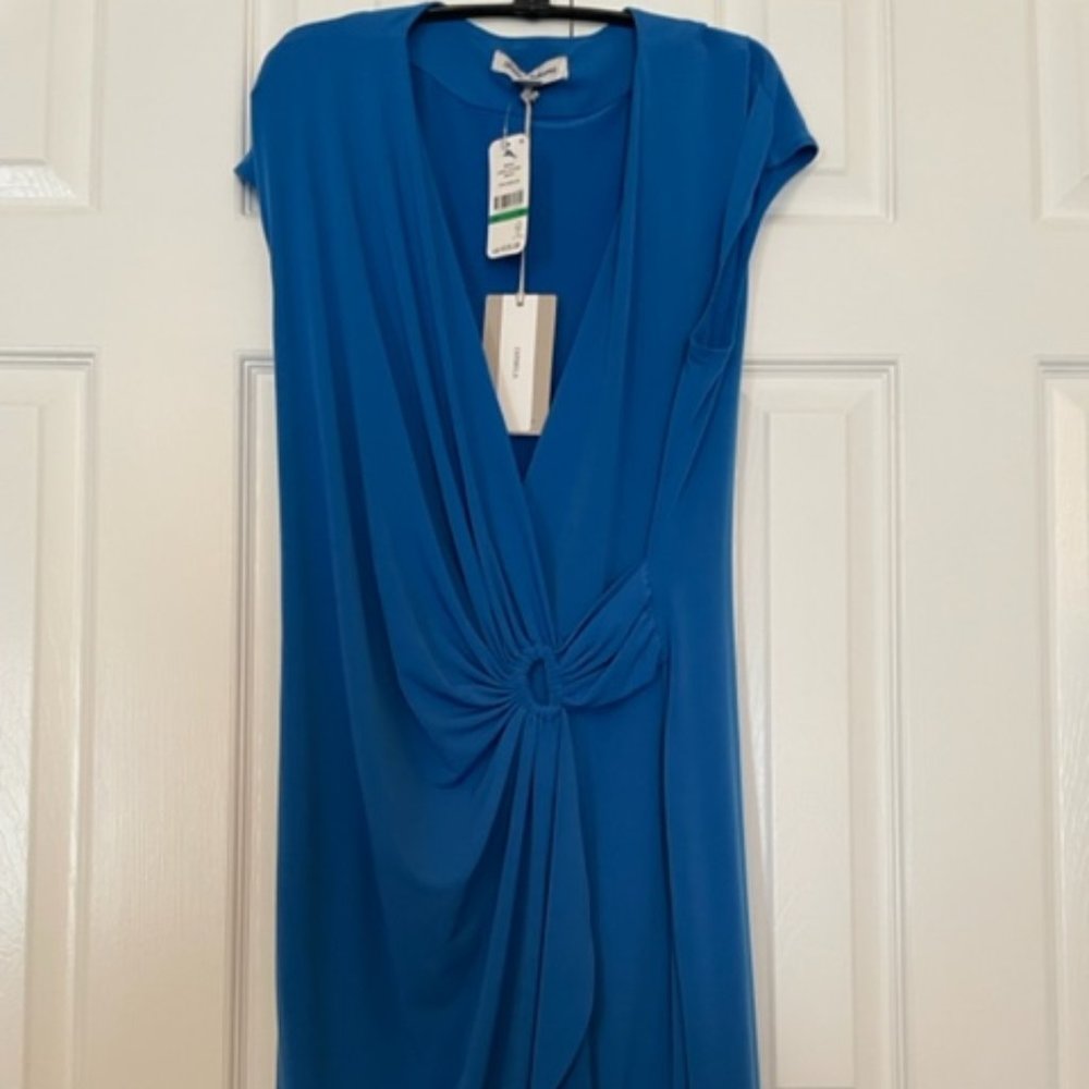 Tommy Bahama Clara Faux-Wrap Dress in Blue